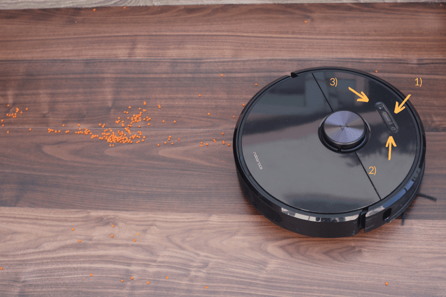 Roborock S6 Bedientasten 